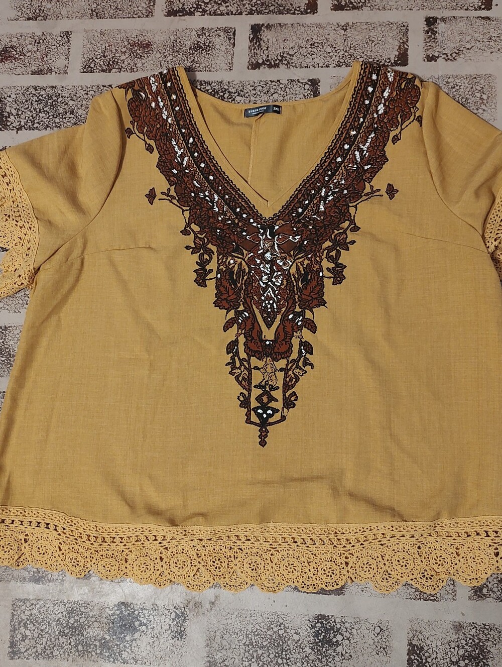 Boho Plus size top - Picture 9 of 9